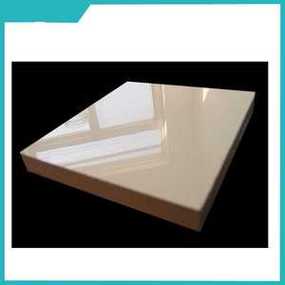 厂家定制 单面白色9mm三聚氰胺贴面密度板板材室内装饰板材高光板