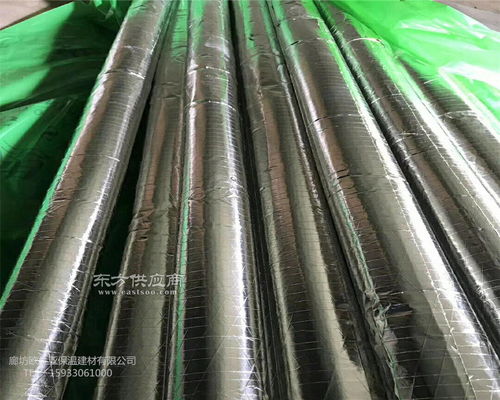 橡塑保温管空调橡塑保温管橡塑铝箔贴面保温管 现货